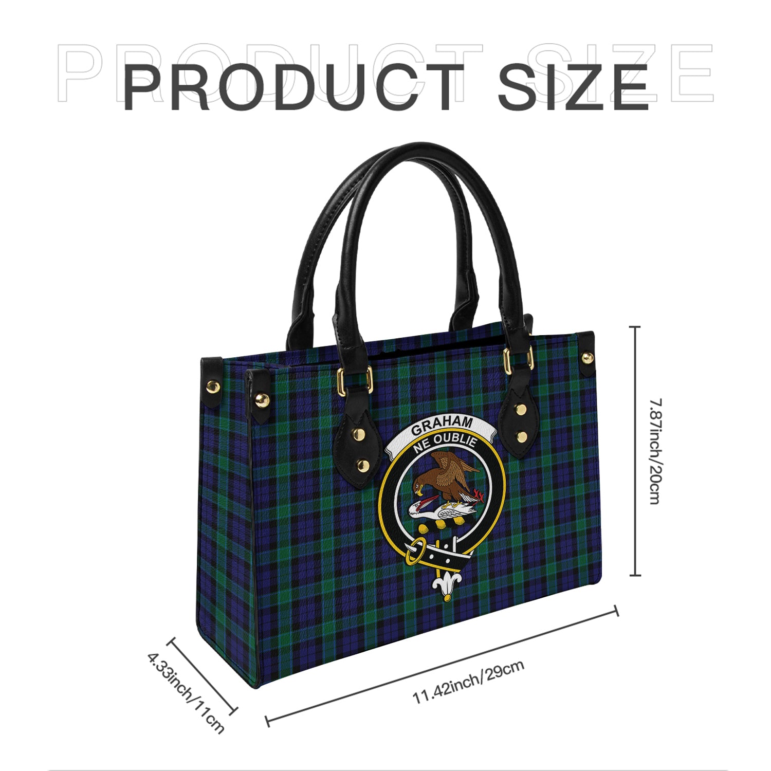 graham-of-menteith-tartan-leather-bag-with-family-crest