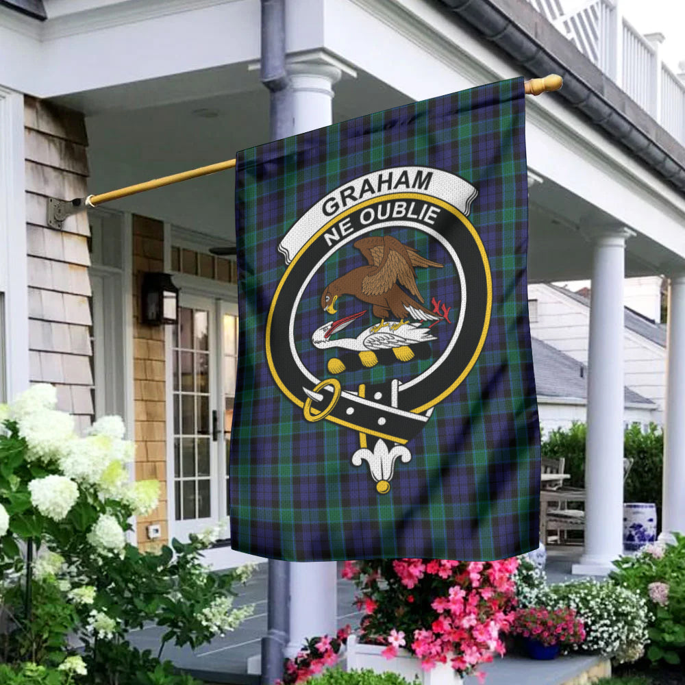 Graham of Menteith Tartan Flag with Family Crest - Tartan Vibes Clothing