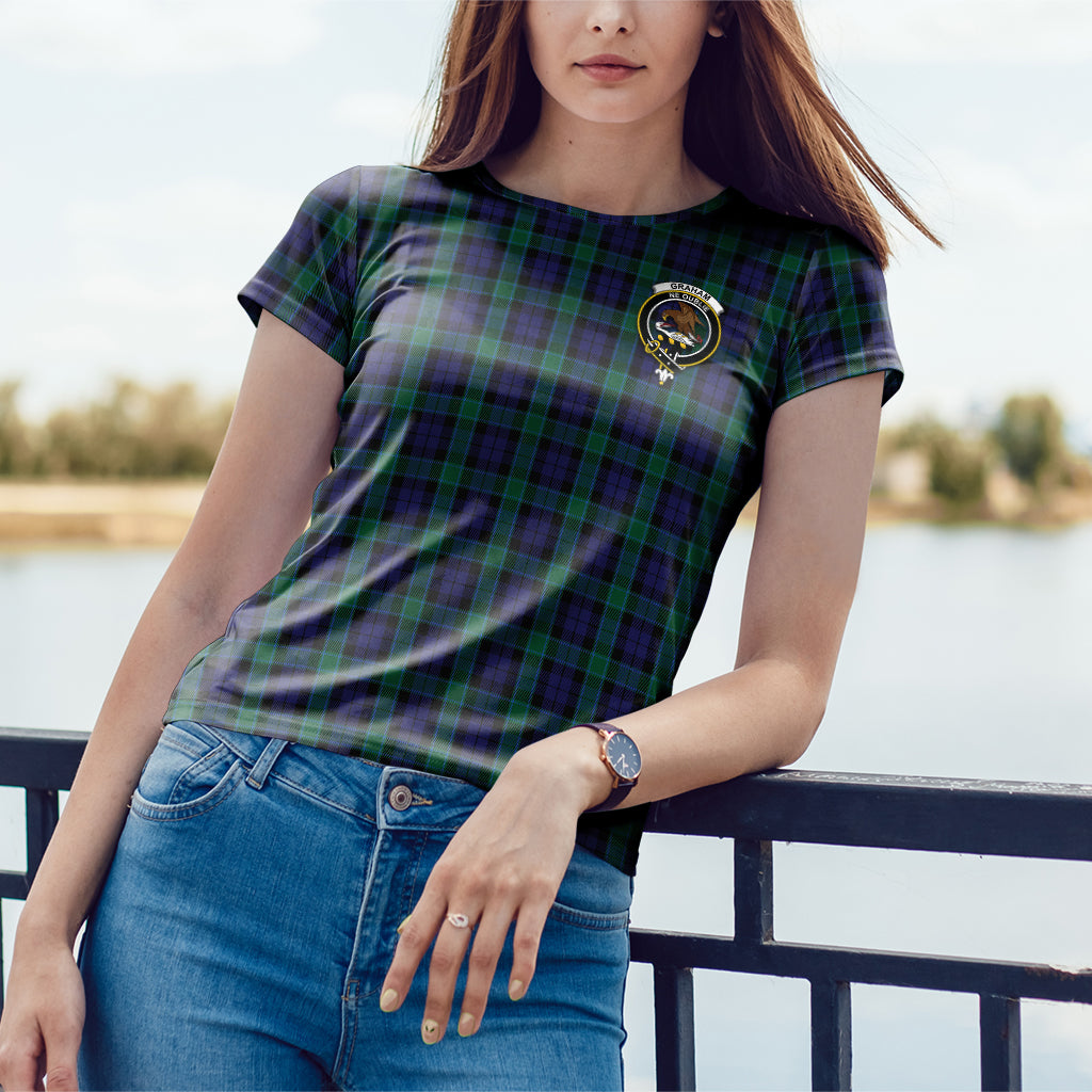 Graham of Menteith Tartan T-Shirt with Family Crest - Tartan Vibes Clothing