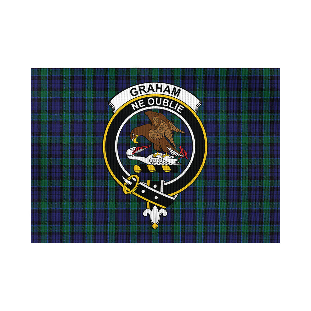 Graham of Menteith Tartan Flag with Family Crest - Tartan Vibes Clothing