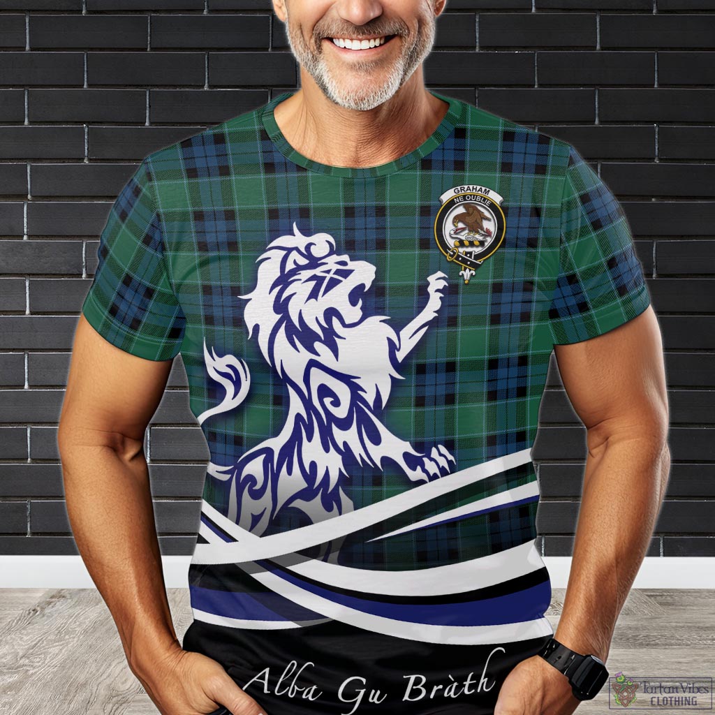 graham-of-menteith-ancient-tartan-t-shirt-with-alba-gu-brath-regal-lion-emblem