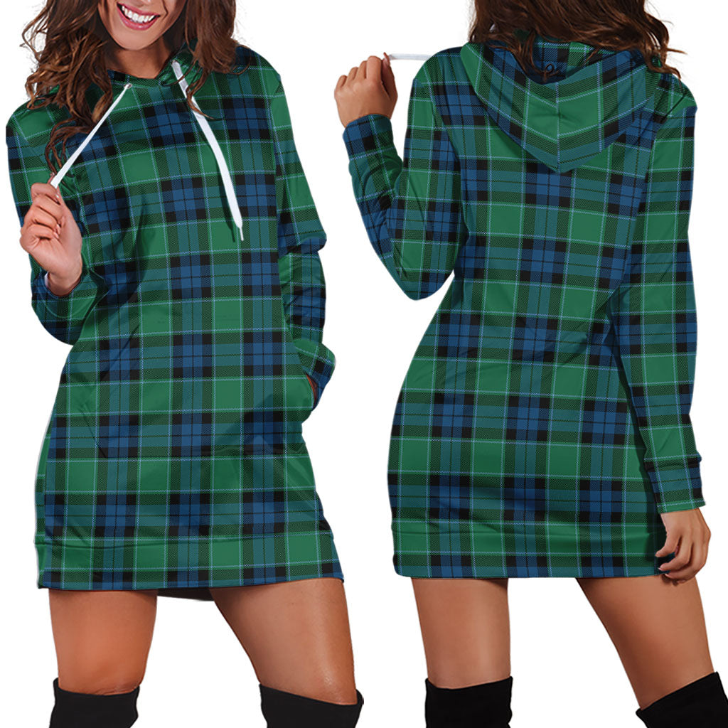 Graham of Menteith Ancient Tartan Hoodie Dress - Tartan Vibes Clothing