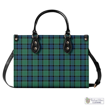 Graham of Menteith Ancient Tartan Luxury Leather Handbags