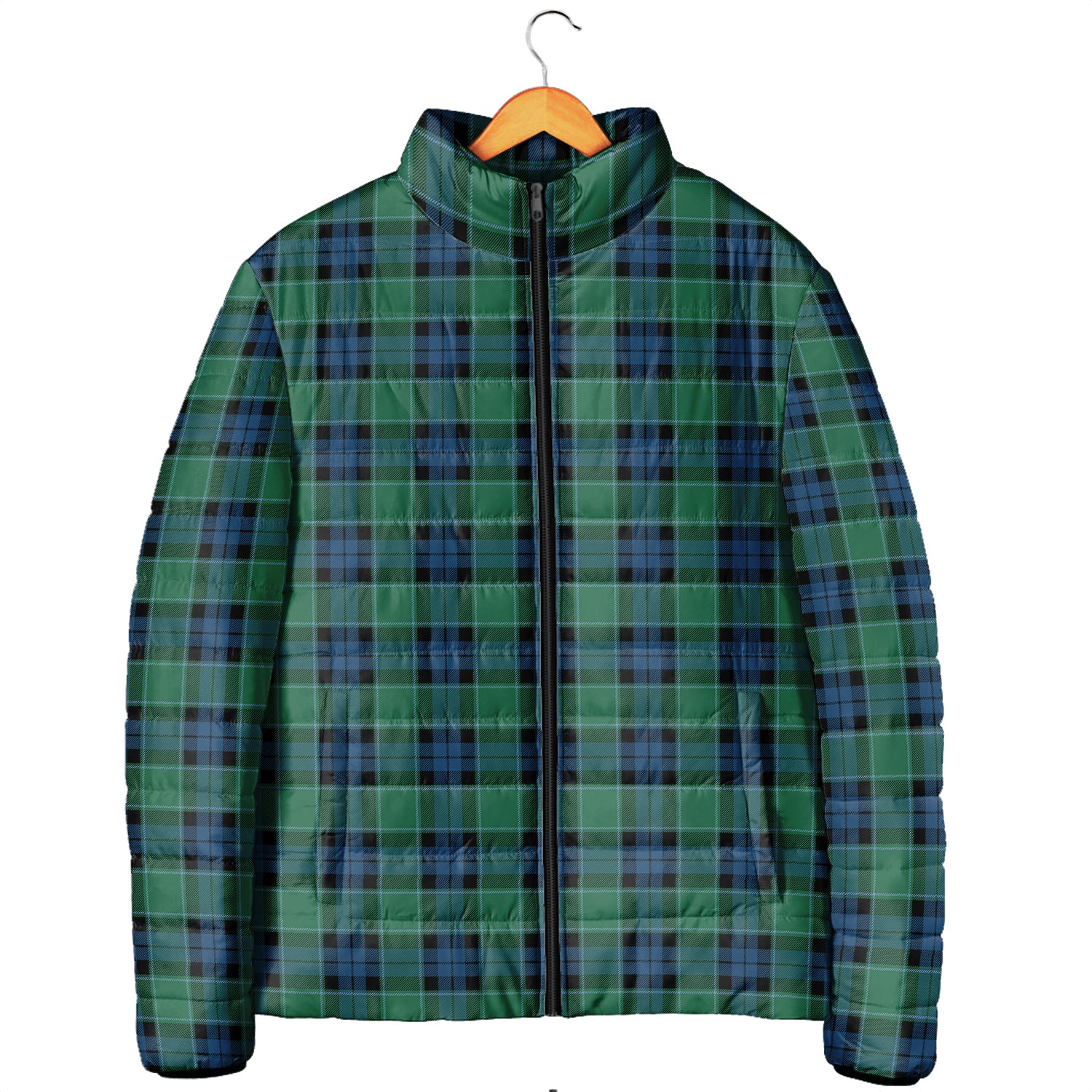 Graham of Menteith Ancient Tartan Padded Jacket Men's Padded Jacket - Tartan Vibes Clothing