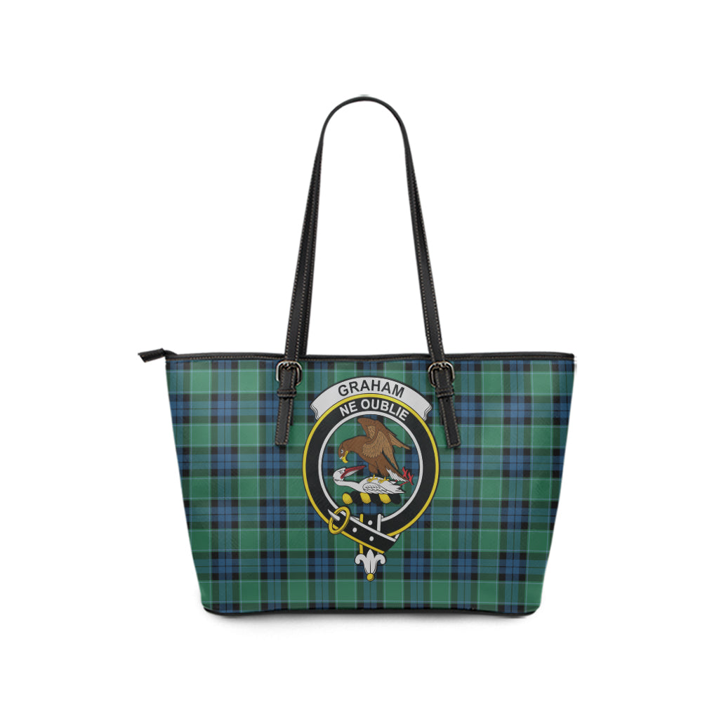 graham-of-menteith-ancient-tartan-leather-tote-bag-with-family-crest