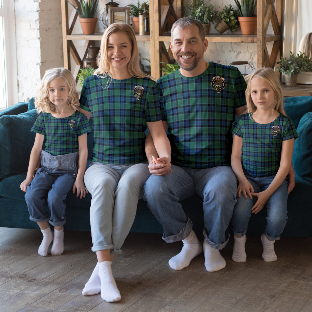 Graham of Menteith Ancient Tartan T-Shirt with Family Crest Kid's Shirt - Tartan Vibes Clothing