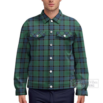 Graham of Menteith Ancient Tartan Unisex Lapel Cotton Jacket