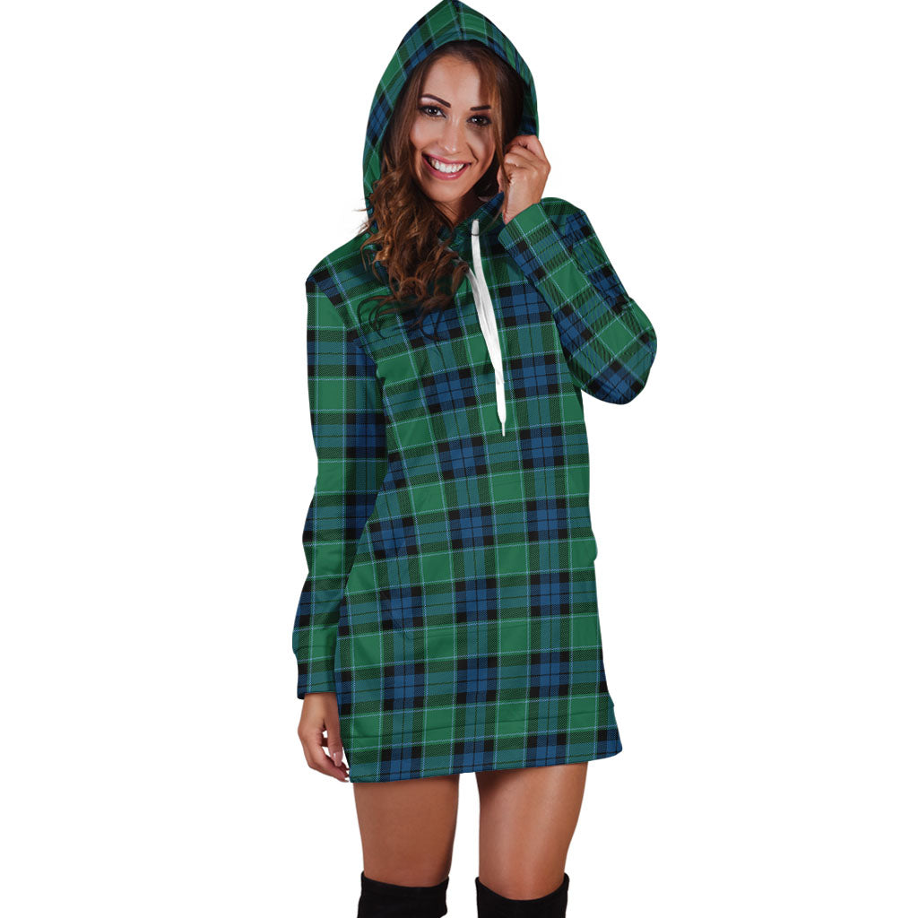 Graham of Menteith Ancient Tartan Hoodie Dress - Tartan Vibes Clothing