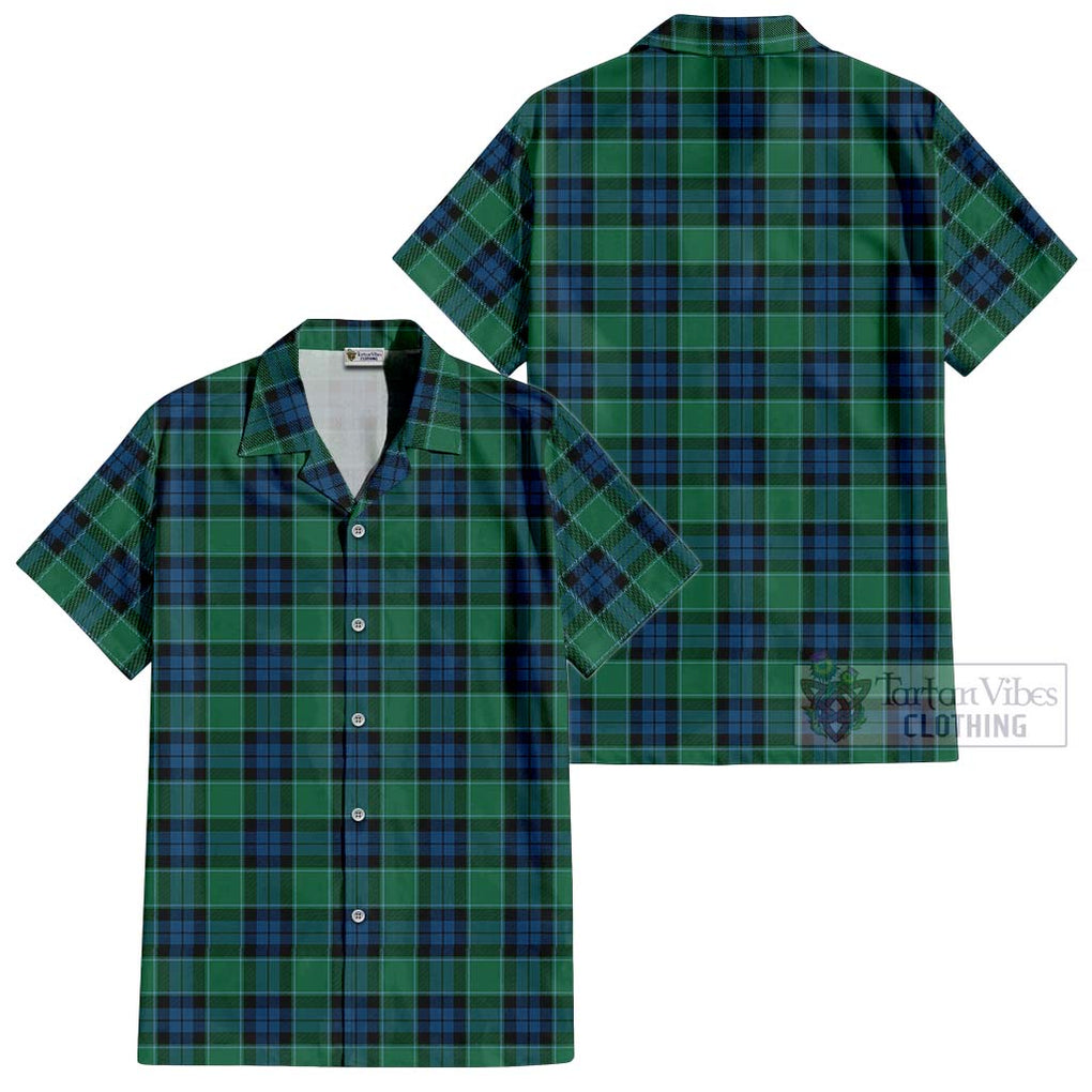 Graham of Menteith Ancient Tartan Cotton Hawaiian Shirt Kid - Tartanvibesclothing Shop