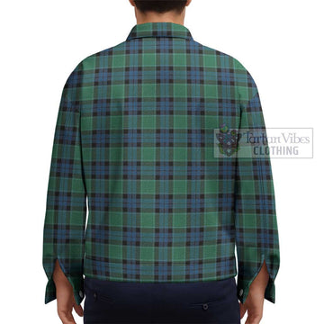 Graham of Menteith Ancient Tartan Unisex Lapel Cotton Jacket