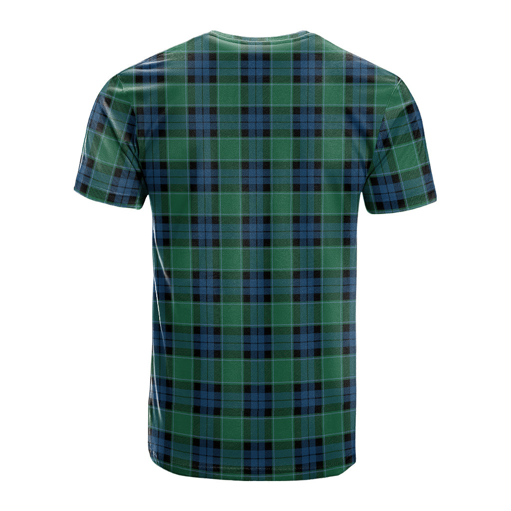 Graham of Menteith Ancient Tartan T-Shirt with Family Crest - Tartan Vibes Clothing