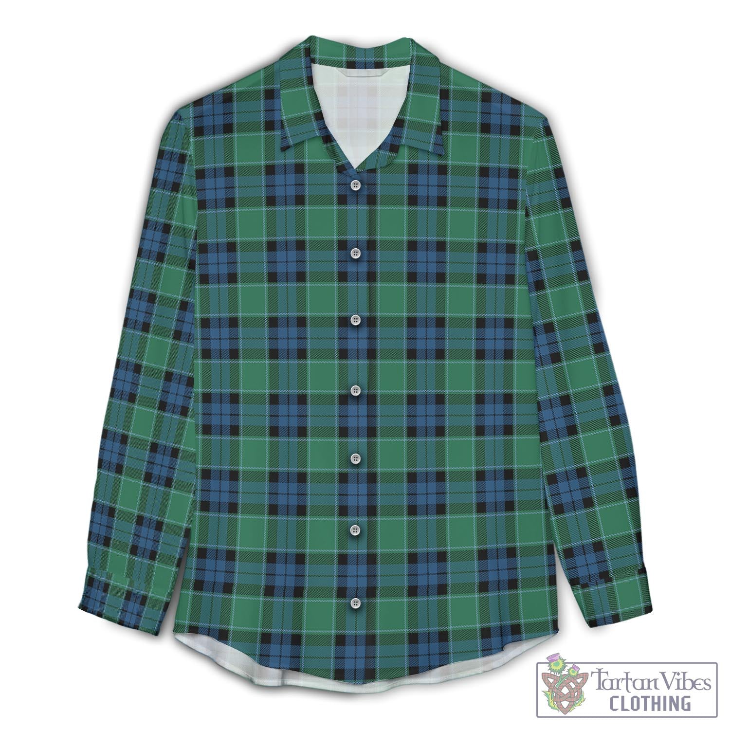 Graham of Menteith Ancient Tartan Womens Casual Shirt