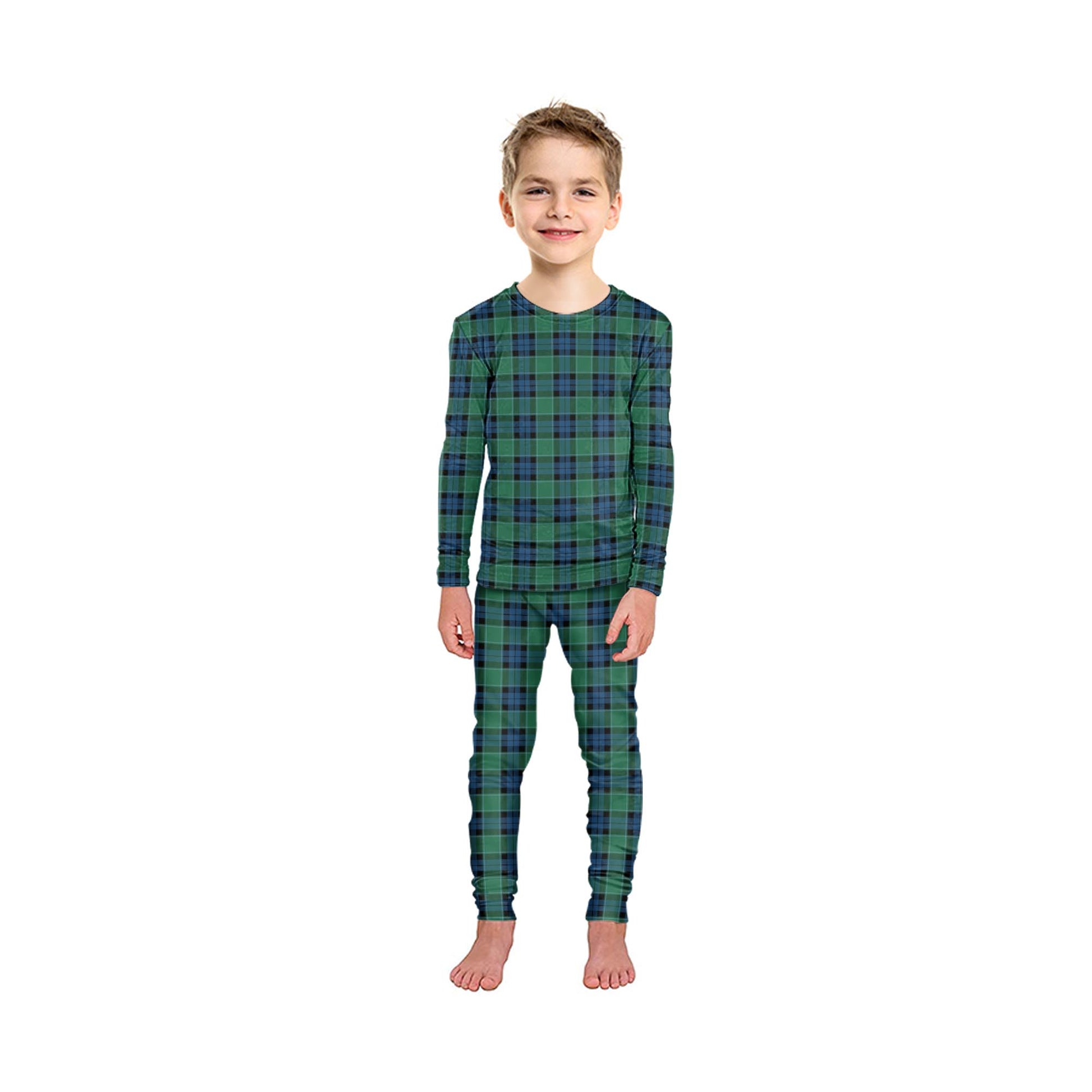 Graham of Menteith Ancient Tartan Pajamas Family Set - Tartan Vibes Clothing