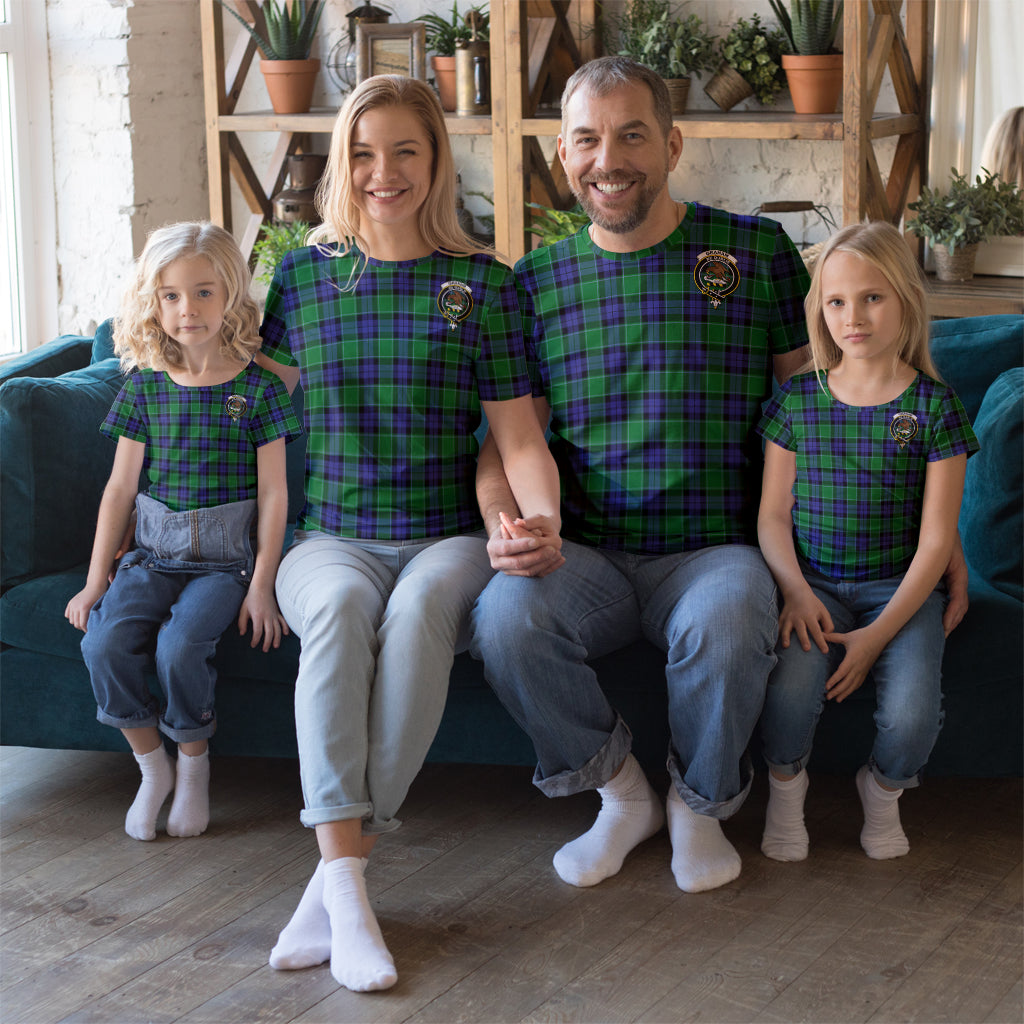 Graham of Menteith Modern Tartan T-Shirt with Family Crest Kid's Shirt - Tartan Vibes Clothing