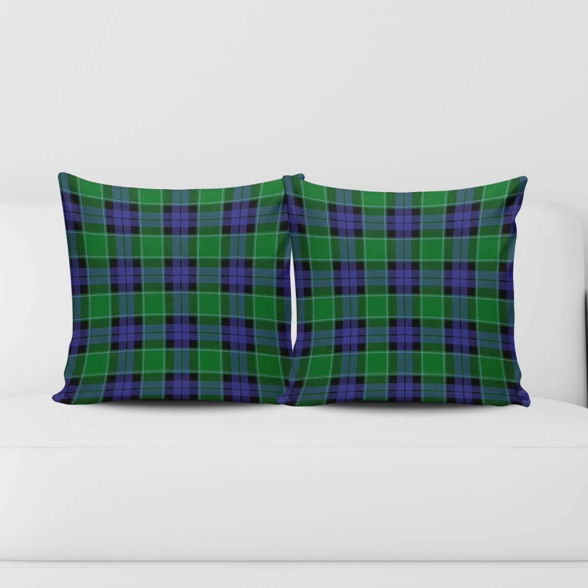 Graham of Menteith Modern Tartan Pillow Cover Square Pillow Cover - Tartanvibesclothing