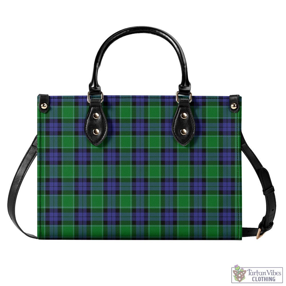 Tartan Vibes Clothing Graham of Menteith Modern Tartan Luxury Leather Handbags