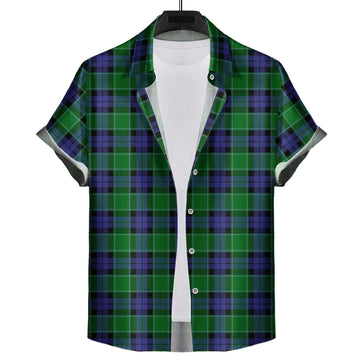 Graham of Menteith Modern Tartan Short Sleeve Button Down Shirt