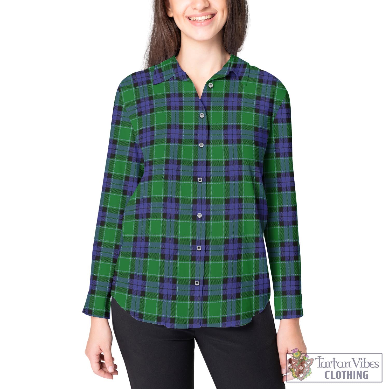 Graham of Menteith Modern Tartan Womens Casual Shirt