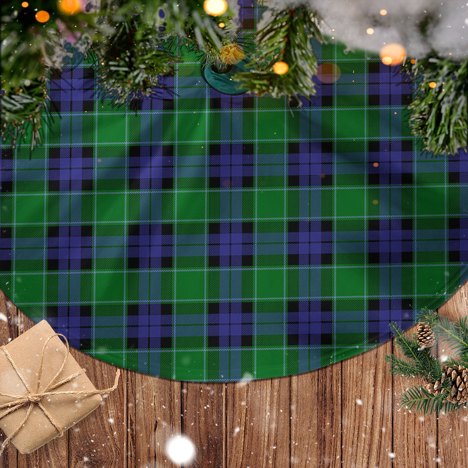 Graham of Menteith Modern Tartan Christmas Tree Skirt - Tartanvibesclothing