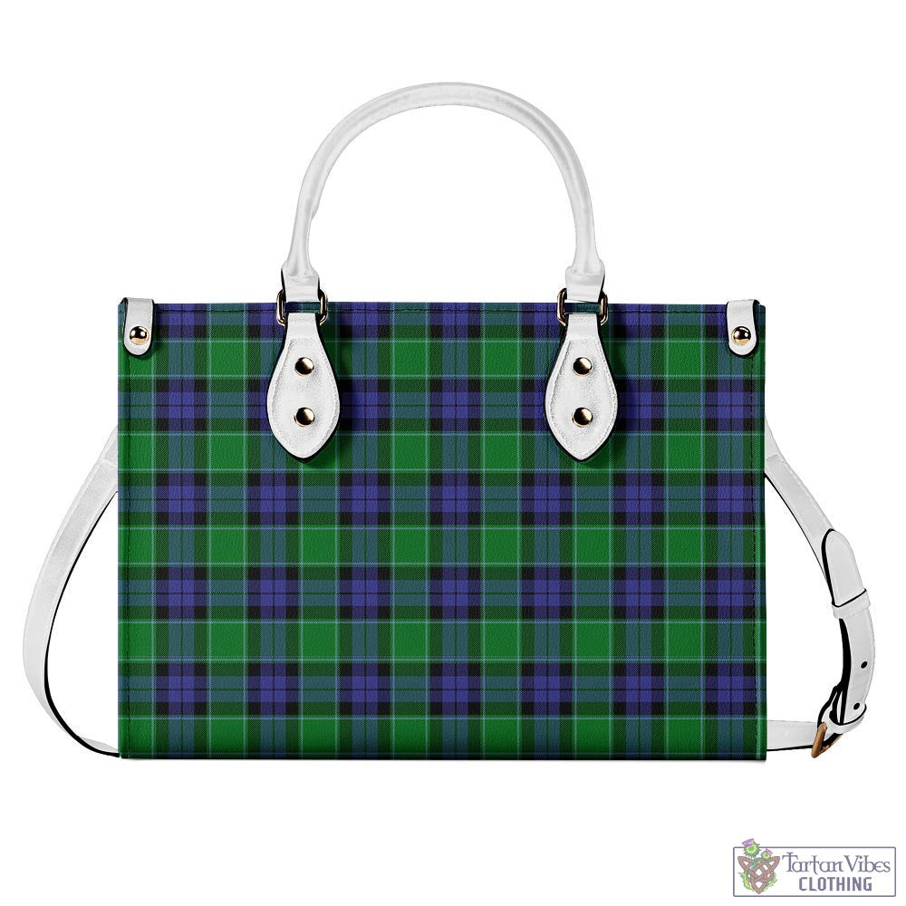 Tartan Vibes Clothing Graham of Menteith Modern Tartan Luxury Leather Handbags