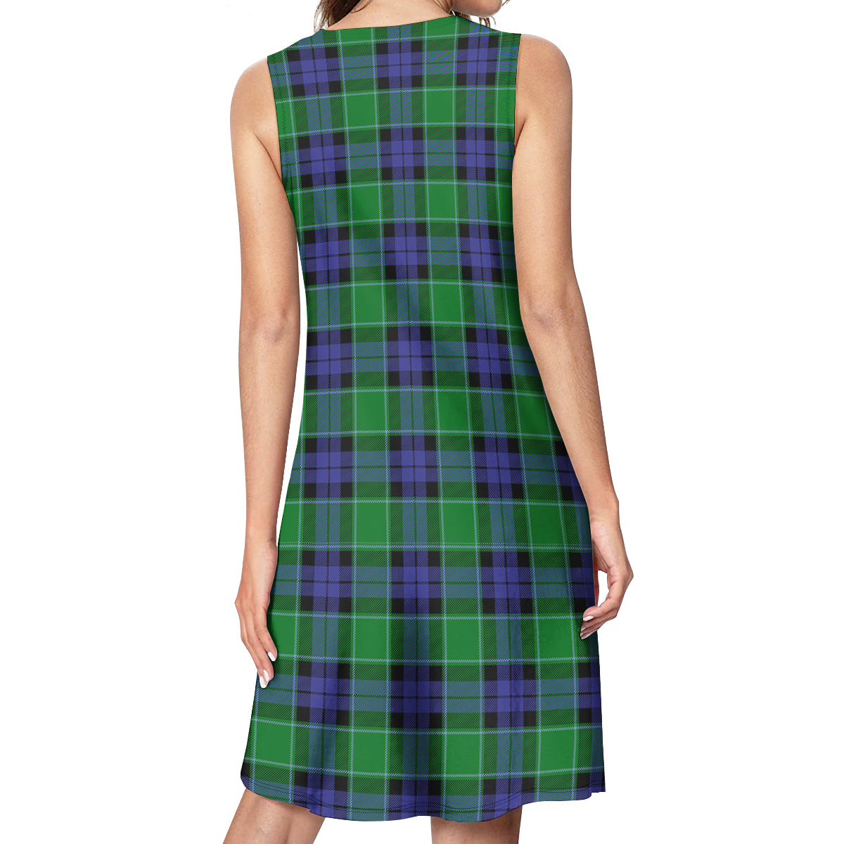 Graham of Menteith Modern Tartan Womens Casual Dresses - Tartanvibesclothing