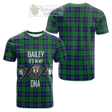 Graham of Menteith Modern Tartan Cotton T-shirt with Family Crest DNA In Me Style