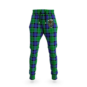 Graham of Menteith Modern Tartan Joggers Pants with Family Crest