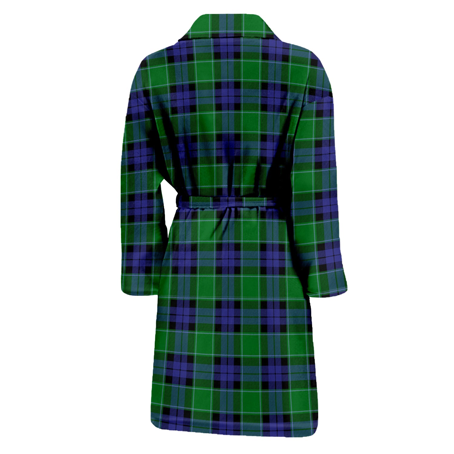 Graham of Menteith Modern Tartan Bathrobe with Family Crest - Tartan Vibes Clothing