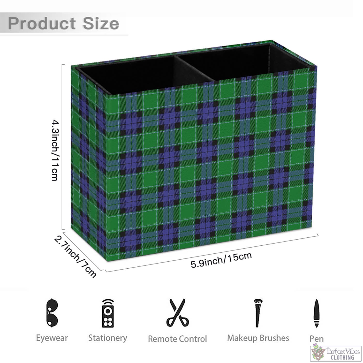 Tartan Vibes Clothing Graham of Menteith Modern Tartan Pen Holder