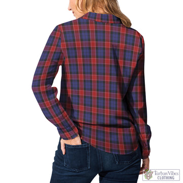 Graham of Menteith Red Tartan Women's Casual Shirt