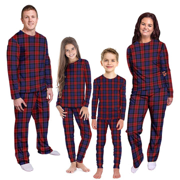 Graham of Menteith Red Tartan Pajamas Family Set