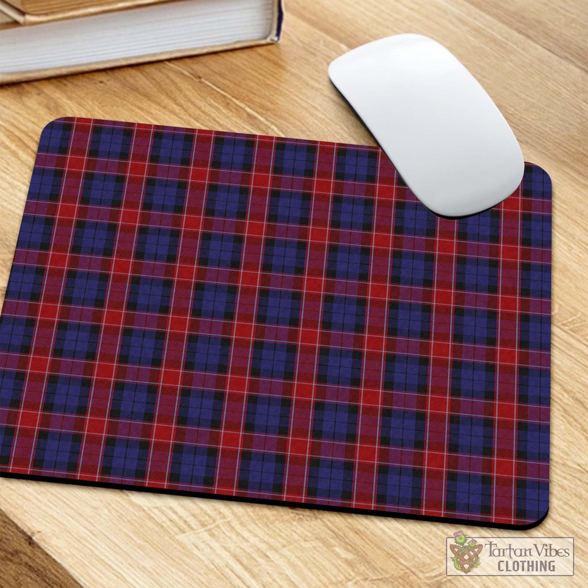 Tartan Vibes Clothing Graham of Menteith Red Tartan Mouse Pad