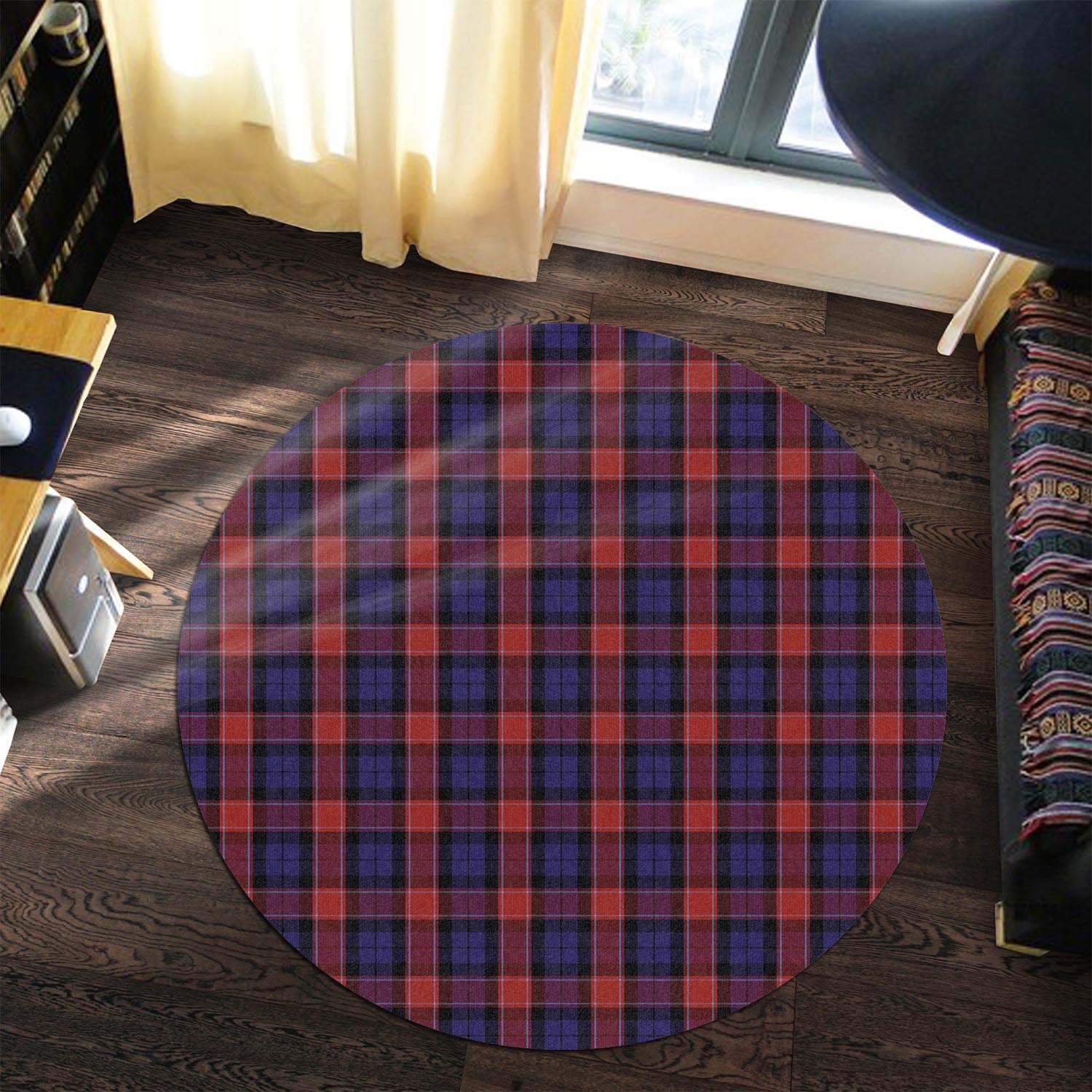 graham-of-menteith-red-tartan-round-rug