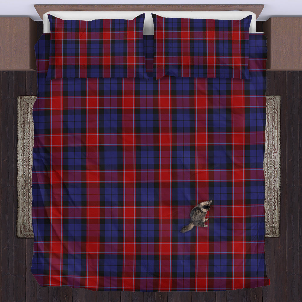 Graham of Menteith Red Tartan Bedding Set US Bedding Set - Tartan Vibes Clothing