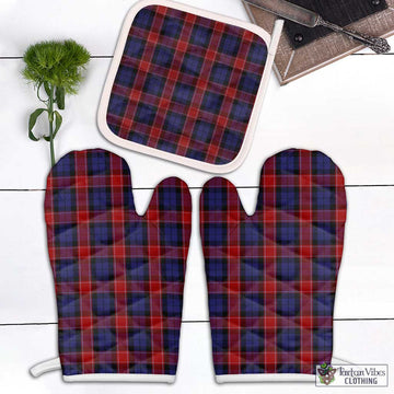 Graham of Menteith Red Tartan Combo Oven Mitt & Pot-Holder