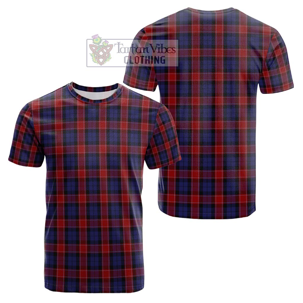 Graham of Menteith Red Tartan Cotton T-Shirt Kid's Shirt - Tartanvibesclothing Shop