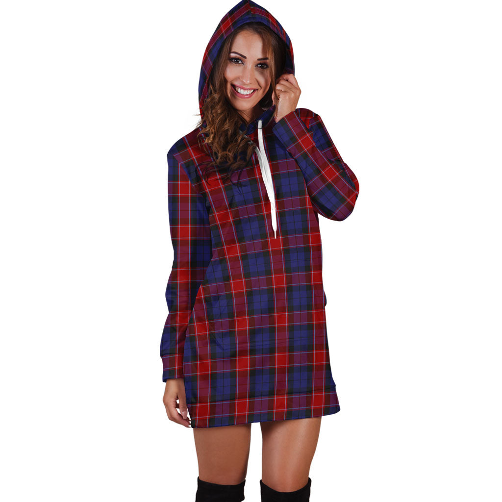 Graham of Menteith Red Tartan Hoodie Dress - Tartan Vibes Clothing