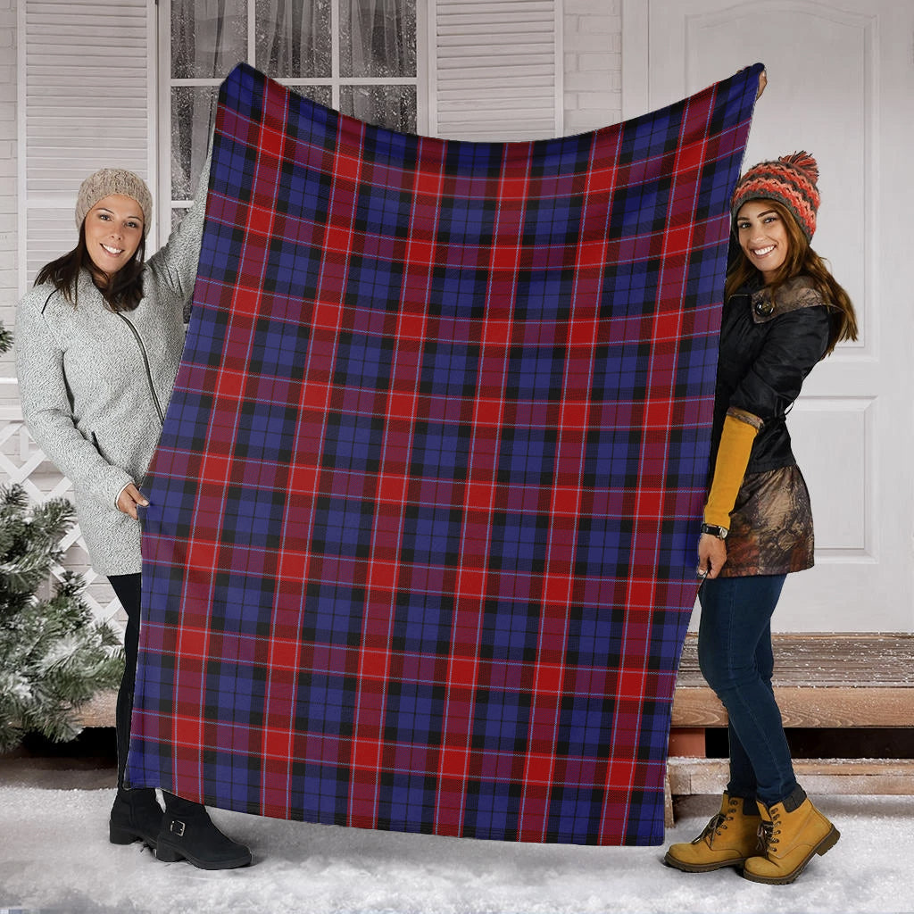 Graham of Menteith Red Tartan Blanket - Tartan Vibes Clothing