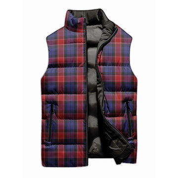 Graham of Menteith Red Tartan Sleeveless Puffer Jacket