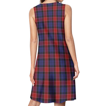 Graham of Menteith Red Tartan Womens Casual Dresses