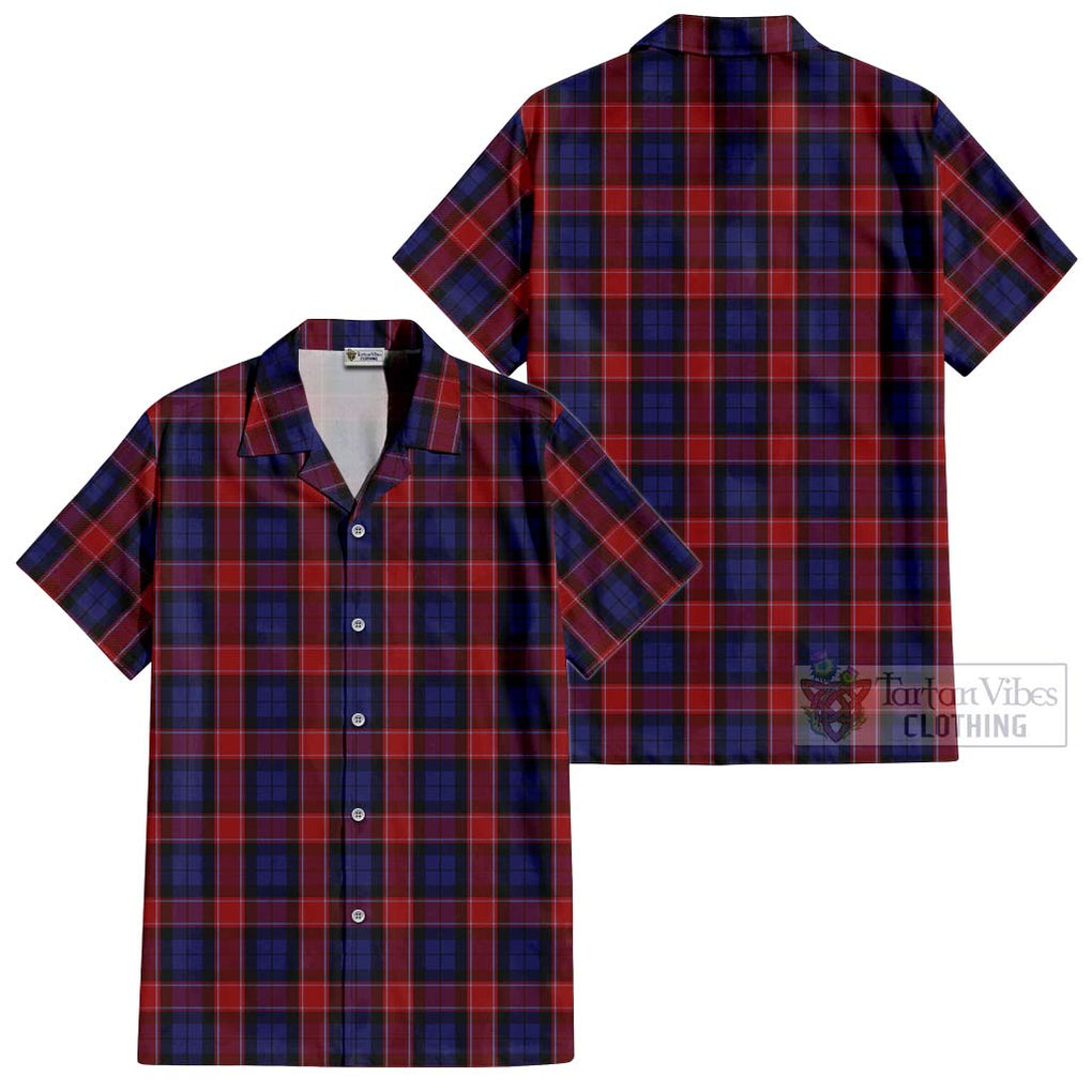 Graham of Menteith Red Tartan Cotton Hawaiian Shirt Kid - Tartanvibesclothing Shop