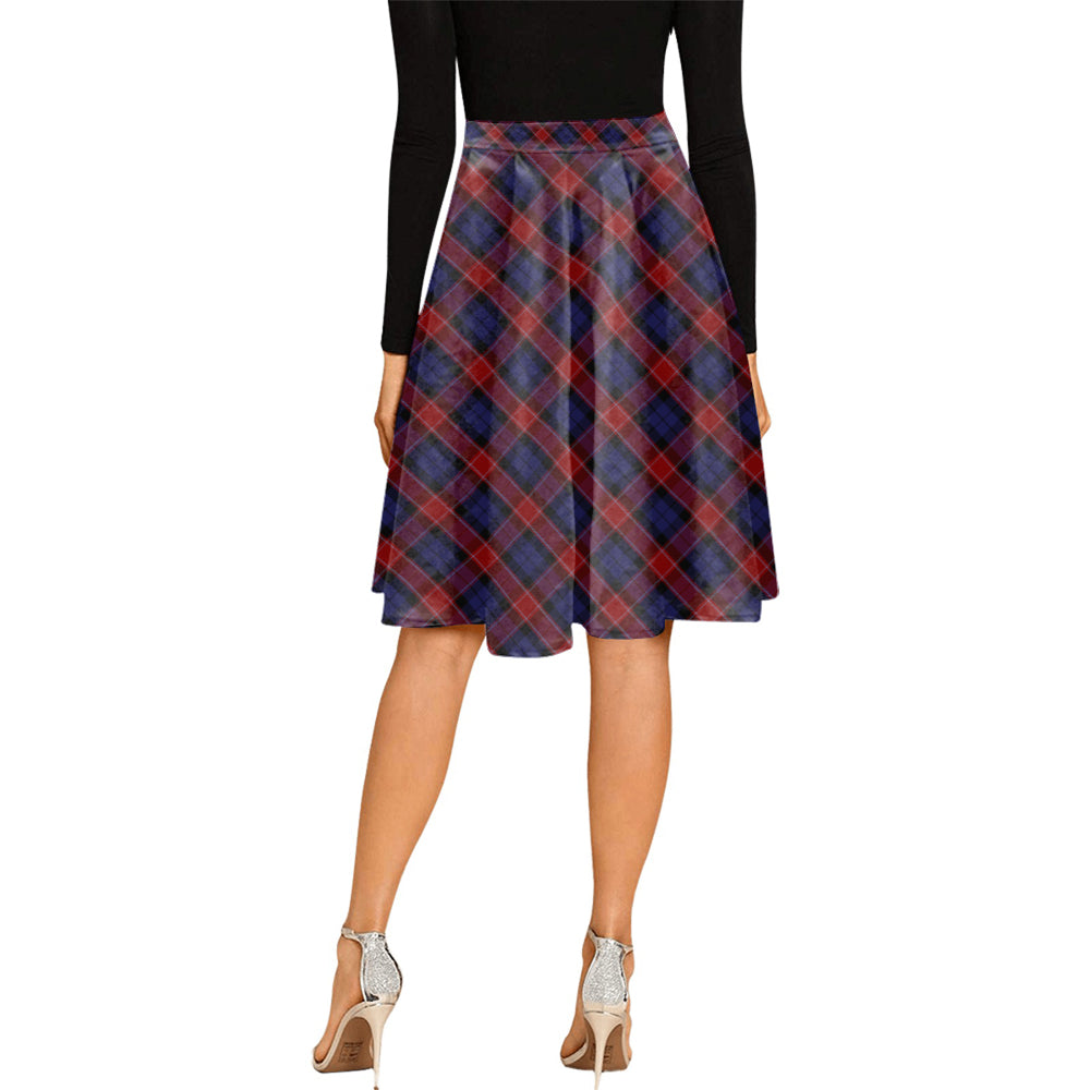 graham-of-menteith-red-tartan-melete-pleated-midi-skirt