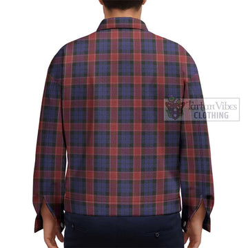 Graham of Menteith Red Tartan Unisex Lapel Cotton Jacket