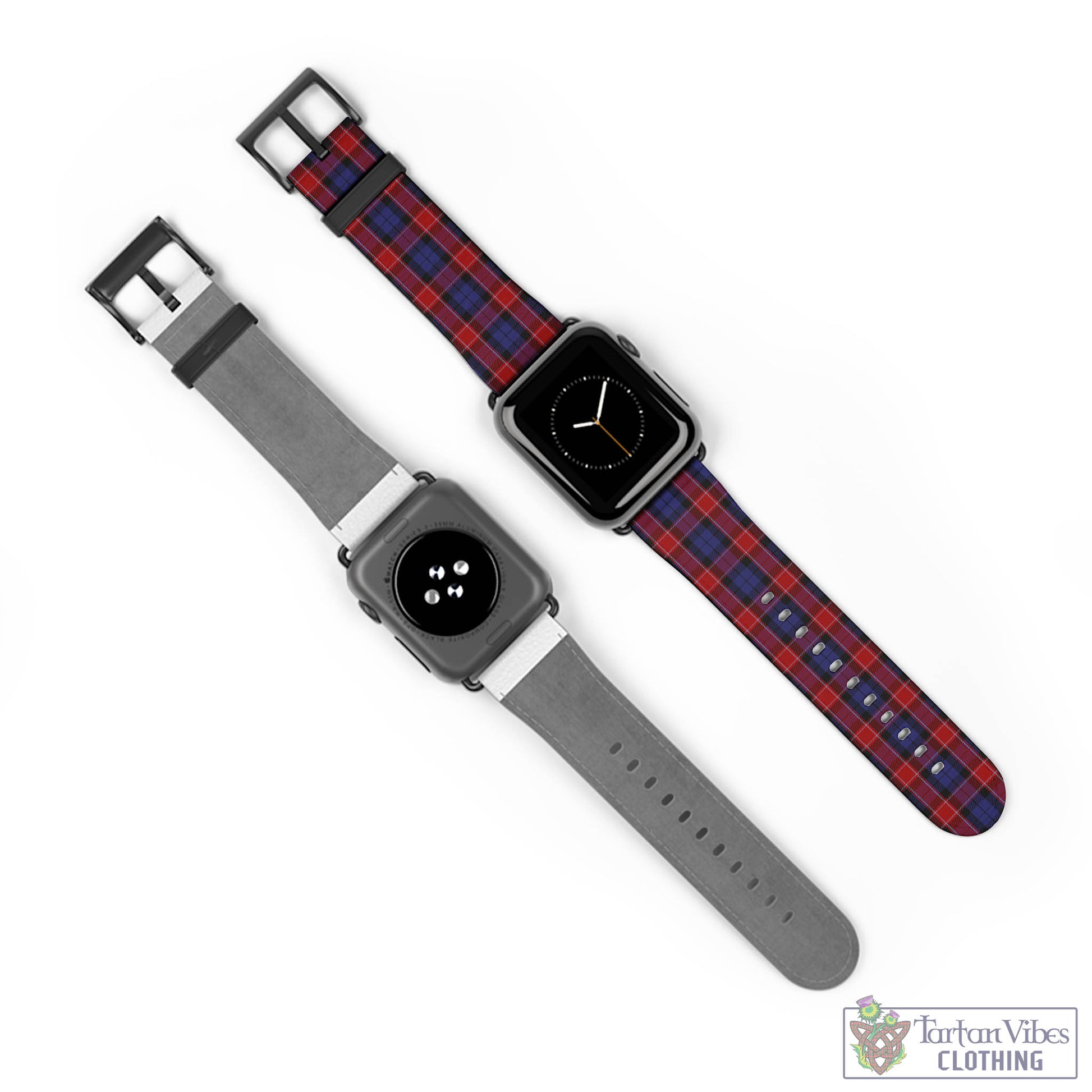 Tartan Vibes Clothing Graham of Menteith Red Tartan Watch Band