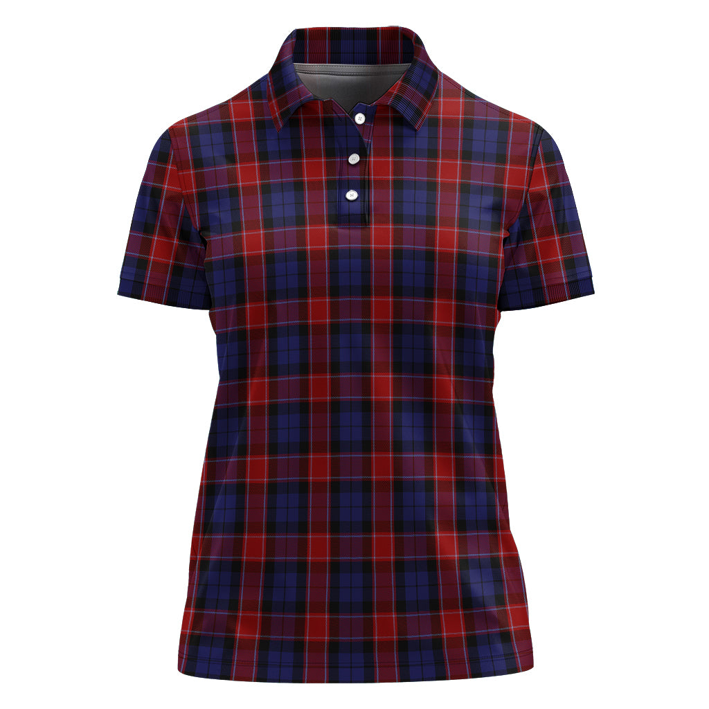 graham-of-menteith-red-tartan-polo-shirt-for-women