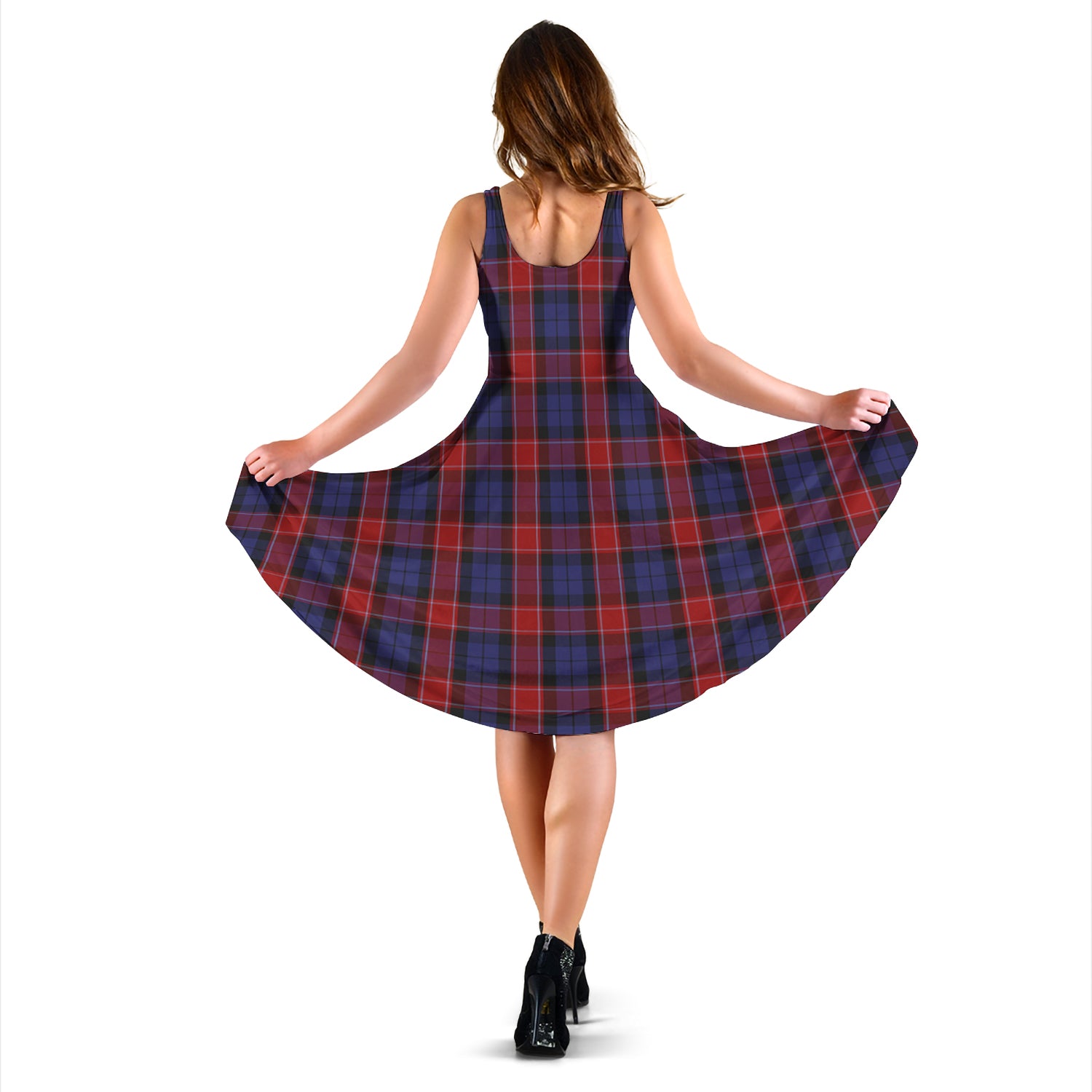 graham-of-menteith-red-tartan-sleeveless-midi-womens-dress