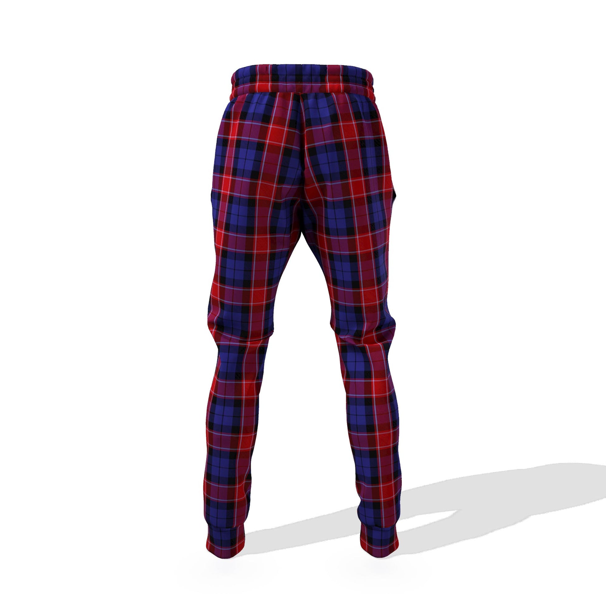 Graham of Menteith Red Tartan Joggers Pants 6XL - Tartan Vibes Clothing