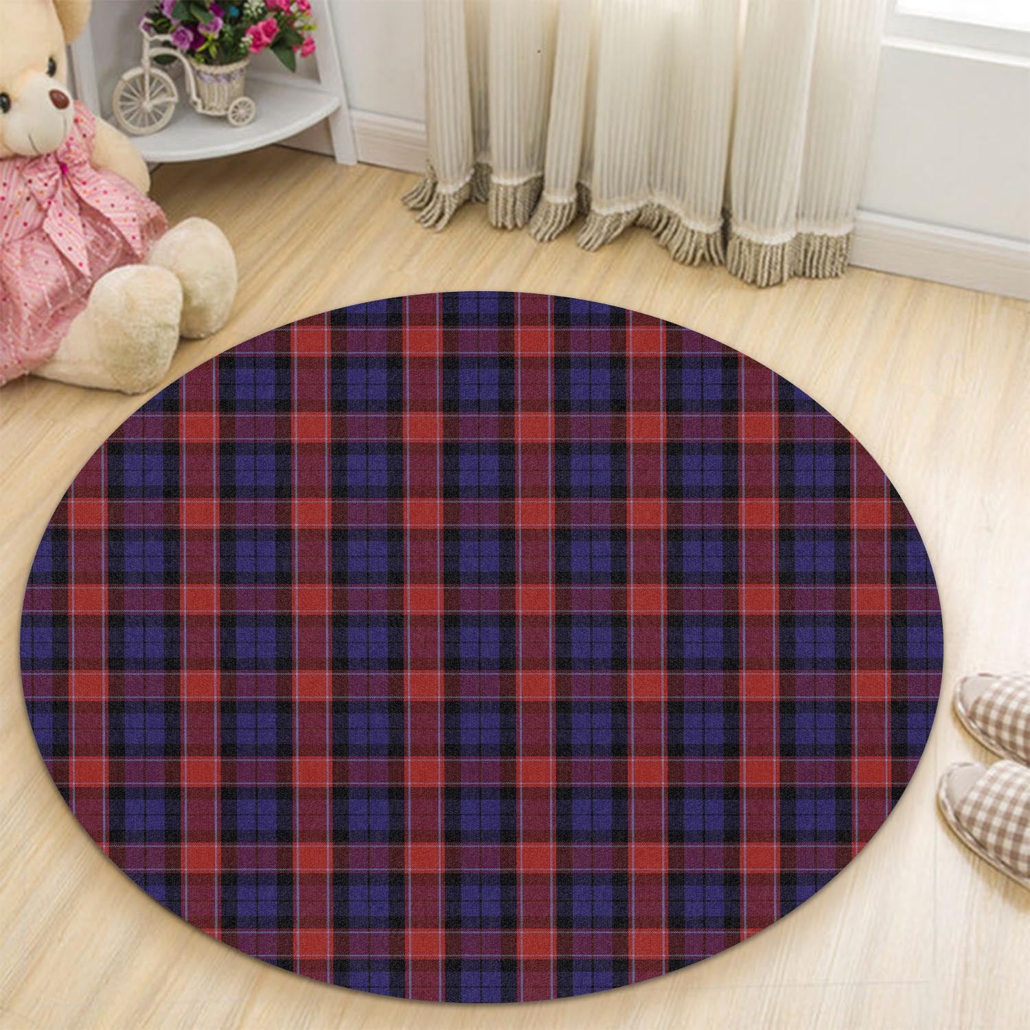 graham-of-menteith-red-tartan-round-rug