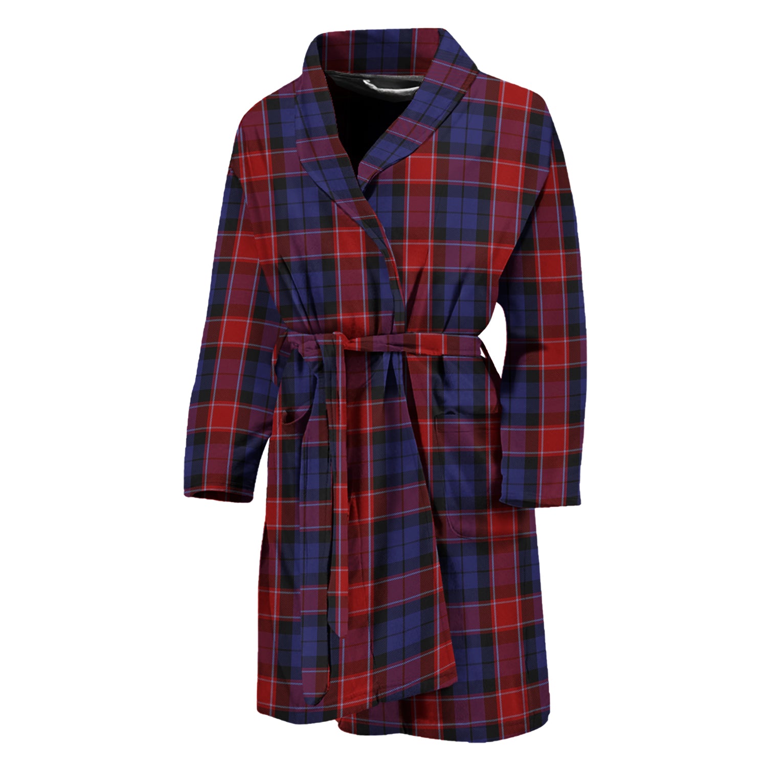 Graham of Menteith Red Tartan Bathrobe - Tartan Vibes Clothing