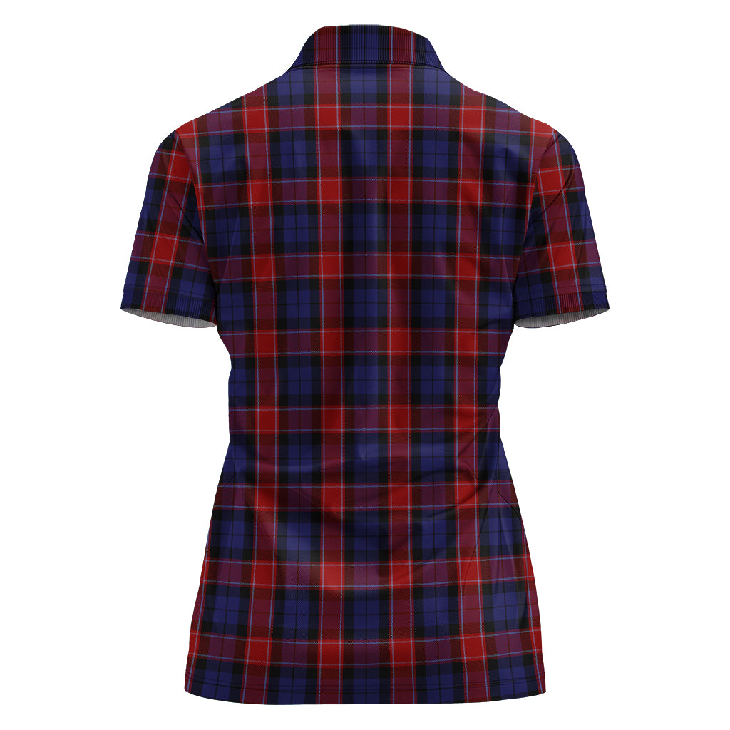 graham-of-menteith-red-tartan-polo-shirt-for-women